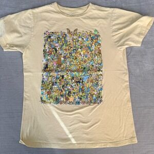 The Simpsons All Characters Collage Shirt Matt Groening Cartoon Tee M